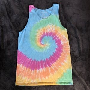 Sand Cloud Rainbow Tie Dye Tank Top